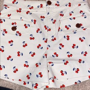 Brand new Kate spade cherry shorts